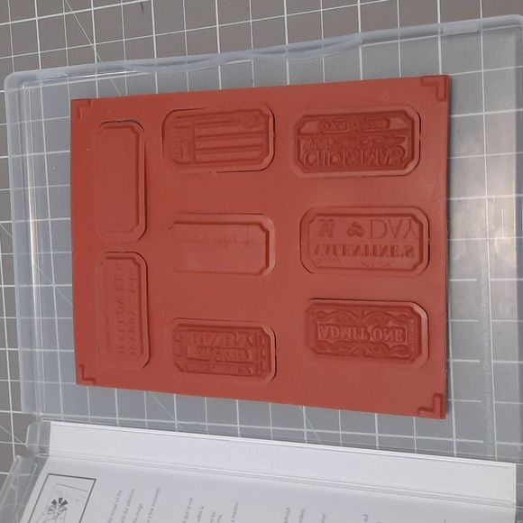 That's the Ticket cling rubber stamp set - Picture 2 of 2